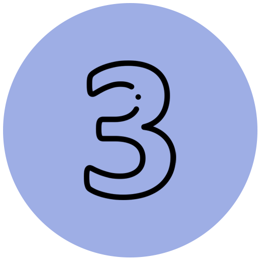 icon 3 with blue background